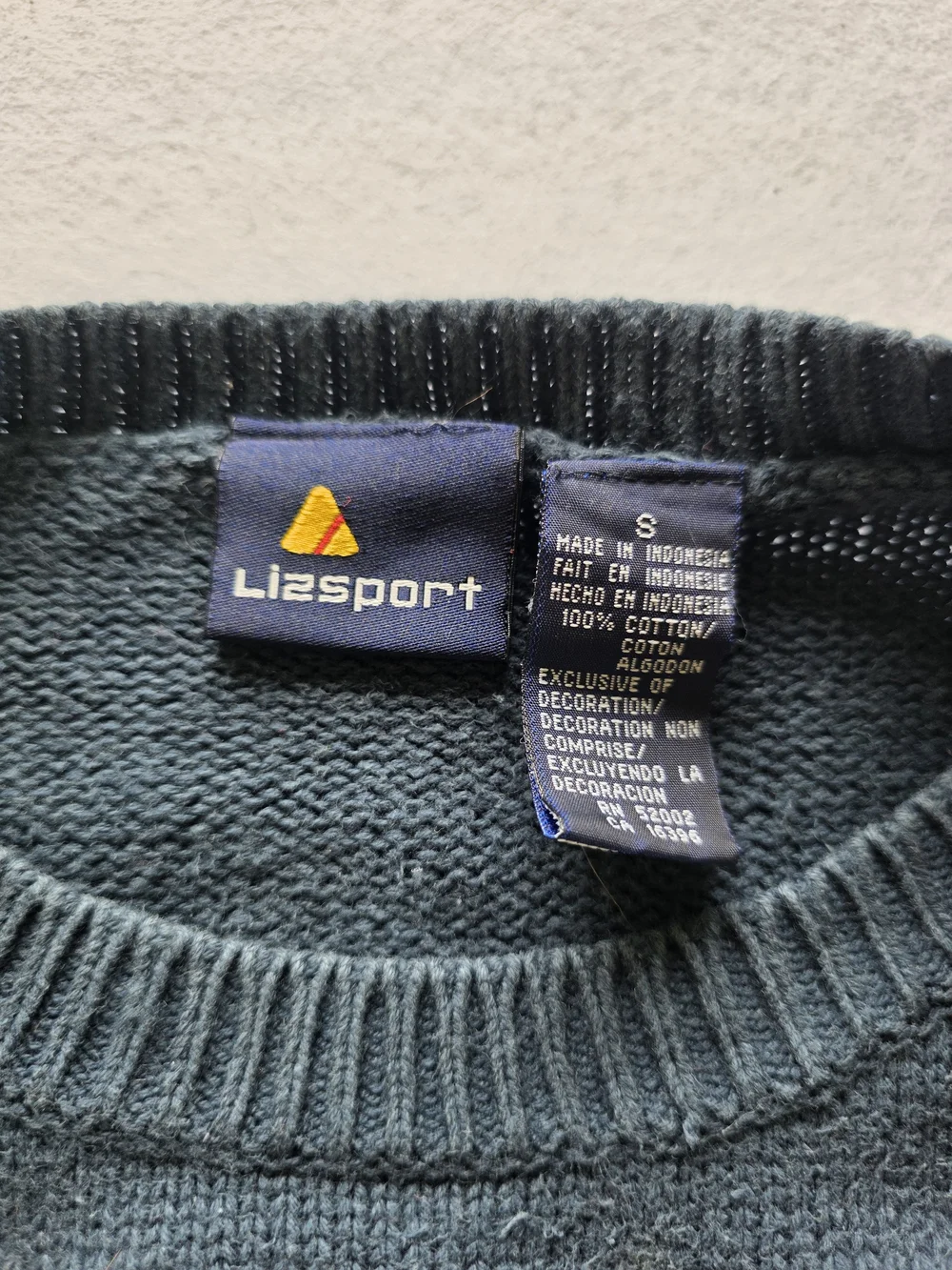 Lizsport navy crewneck